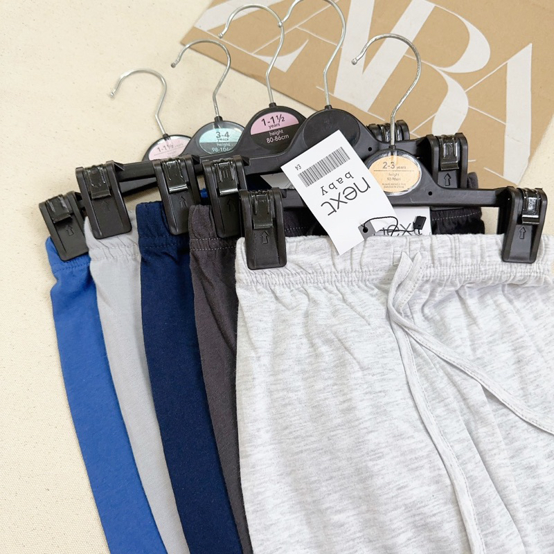 Set 5 quần cotton dài trơn cho bé trai