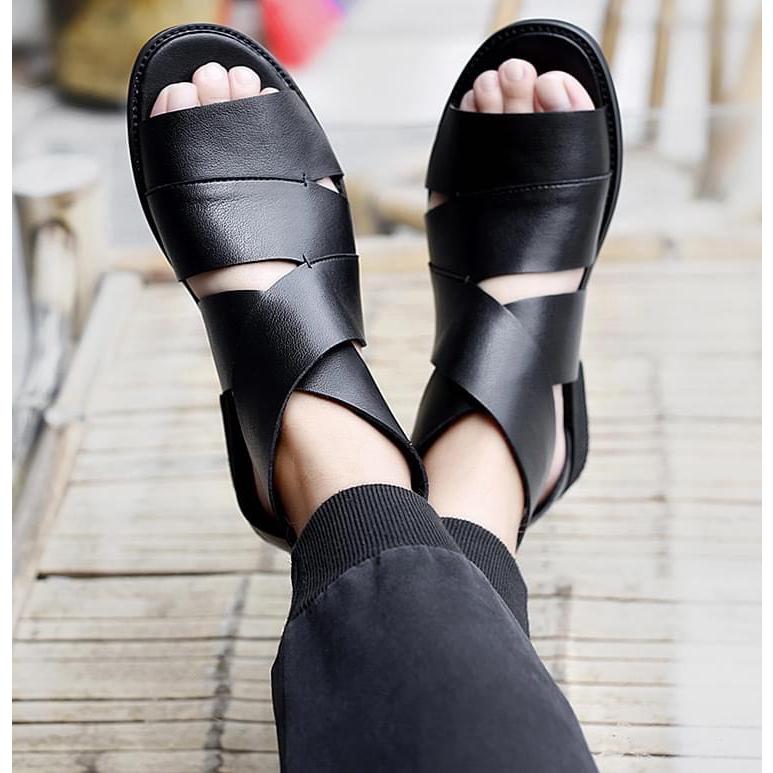 Dép Rọ Nam Khóa Kéo Mẫu Mới 2023 Siêu Hót Phong Cách Thời Trang Hàn Quốc .