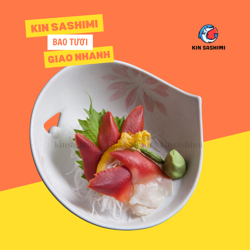 - Sò đỏ Hokkigai (10 MIẾNG/1 phần) - [HÀNG CHUẨN SASHIMI]