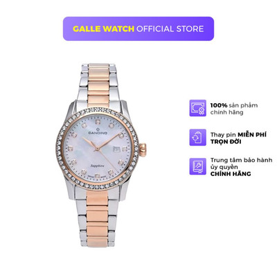 Đồng hồ nữ Candino C4741/1 mặt kính Sapphire cứng cáp, chống nước 5 ATM, dây thép đeo tay sang trọng, thời trang