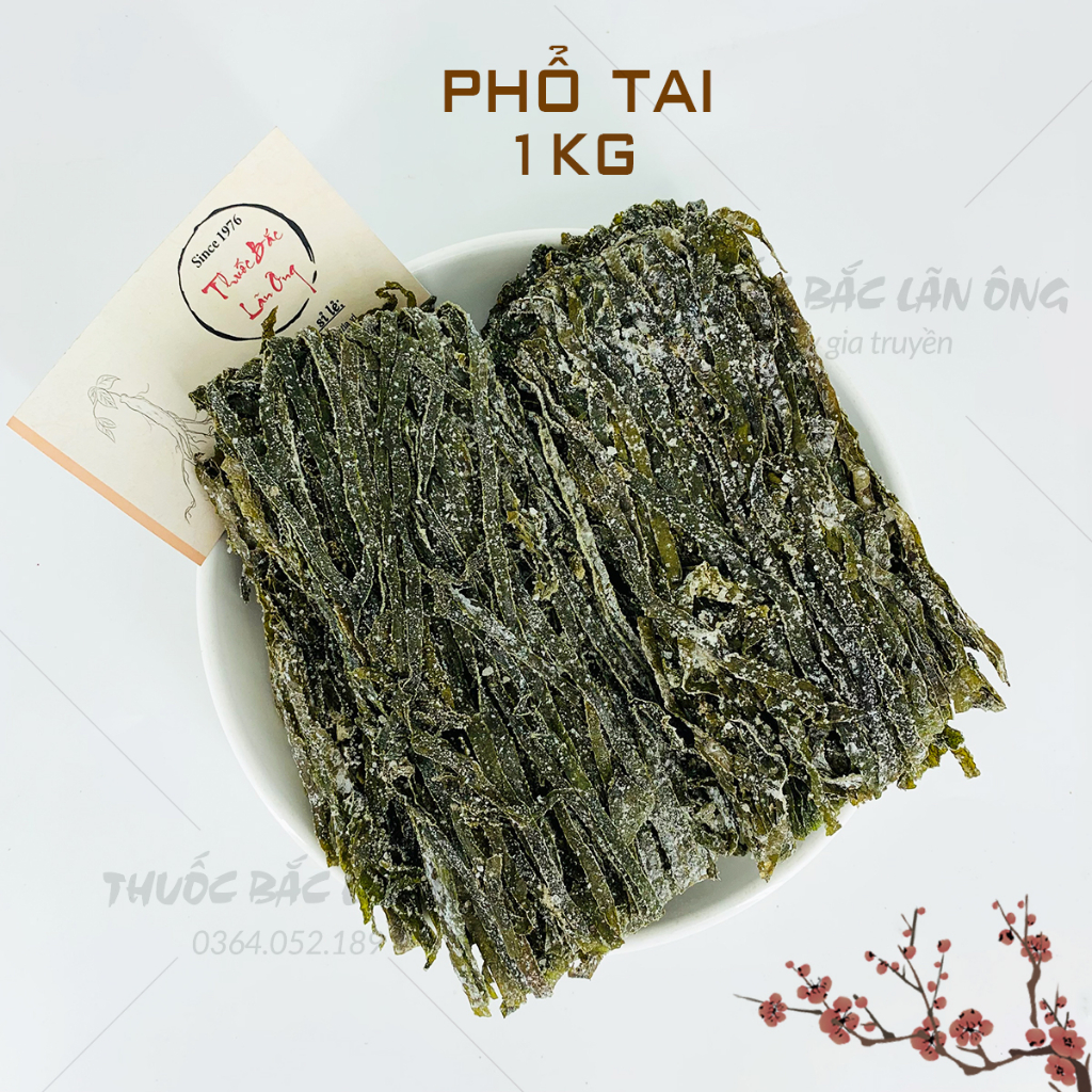 1kg Phổ Tai (Rong Biển Khô) - Thuốc Bắc Lãn Ông