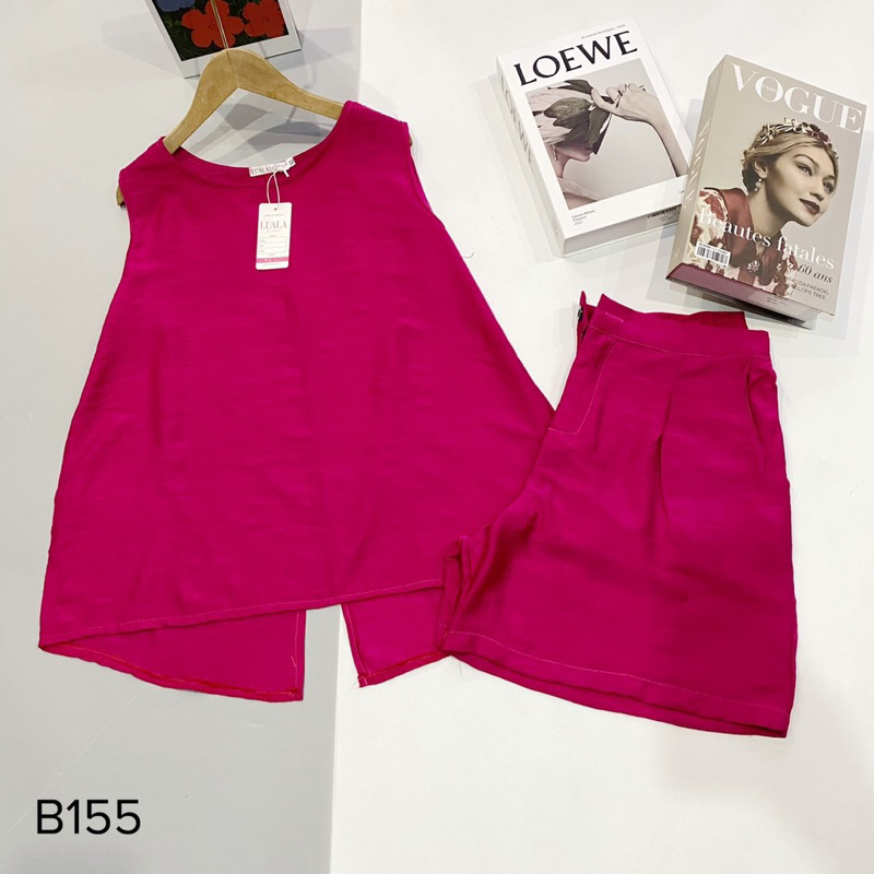 Bộ đũi tơ sát nách đùi cổ tròn