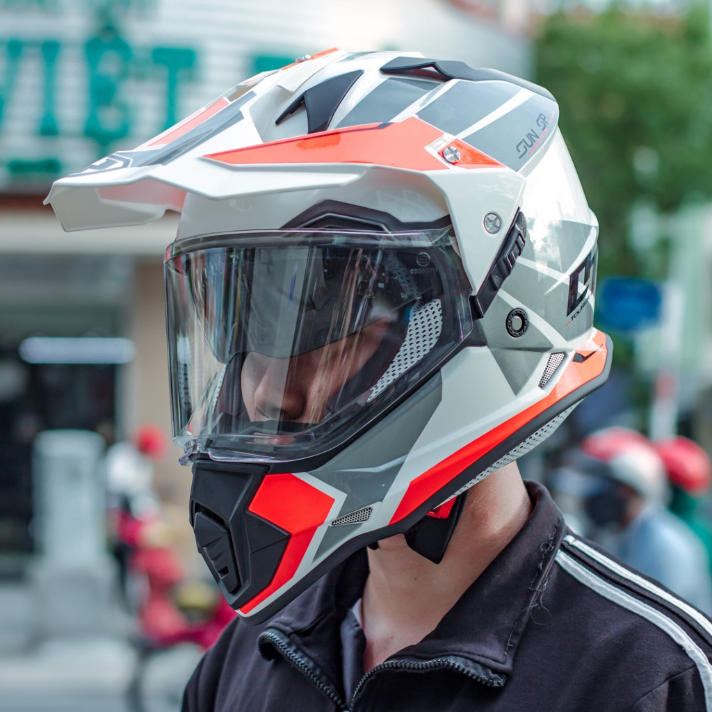 Kính chắn nón bảo hiểm Dual-sport Yohe 632A (Không bao gồm nón) - VungTau Helmets - Nón bảo hiểm chính hãng Vũng Tàu