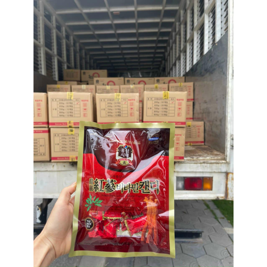 Kẹo Hồng Sâm vitamin Hàn Quốc 200g/gói - kẹo sâm Hàn Quốc
