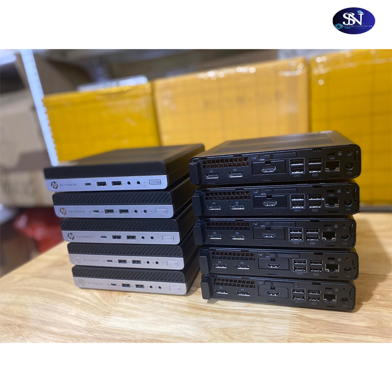 Máy tính PC HP Elitedesk 800 G3 Mini 65W tản đồng- core i5 6500, Ram 8, SSD 256G kèm adapter 90W ,Wifi | BigBuy360 - bigbuy360.vn