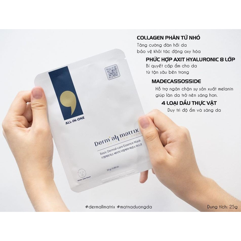 Mặt nạ siêu tinh chất Dermall Matrix Basic Dermal-care Essence Mask
