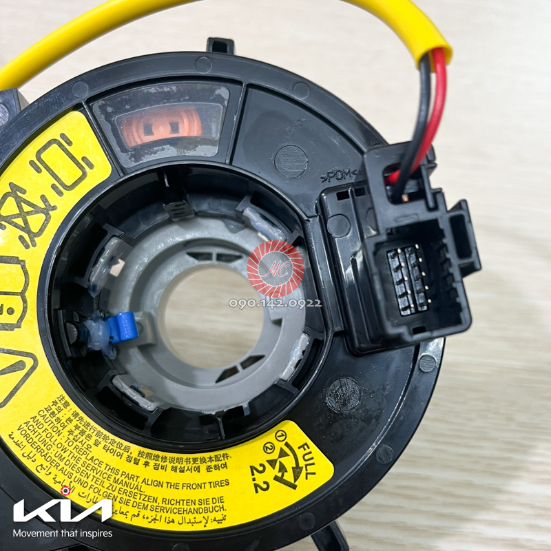 Cáp còi KIA MORNING 2015-2020 bản đủ / Nhập khẩu Hàn Quốc, Bảo hành 100% là hàng chính hãng