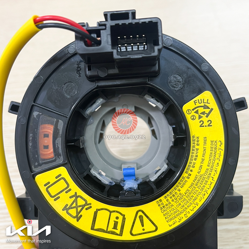 Cáp còi KIA MORNING 2015-2020 bản đủ / Nhập khẩu Hàn Quốc, Bảo hành 100% là hàng chính hãng