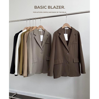 0966 ÁO BLAZER HAI CÚC DỌC NẮP TÚI