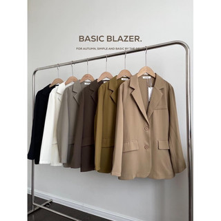 0966 ÁO BLAZER HAI CÚC DỌC NẮP TÚI