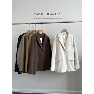 0966 ÁO BLAZER HAI CÚC DỌC NẮP TÚI