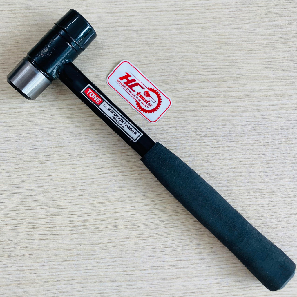 Búa một đầu thép một đầu cao su dài 300mm TONE BHC-10 Made in Japan