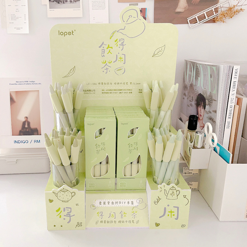 Bút gel Lopet Matcha ngòi 0.5