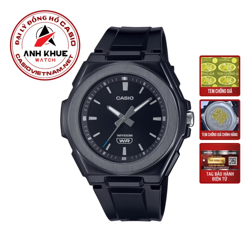 LWA-300HB-1EV | Đồng Hồ Casio | Nữ | Dây Nhựa Màu Đen | Chống Nước WR100M