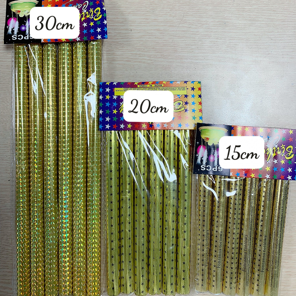 NẾN SINH NHẬT LOẠI 15CM& 20CM (VỈ 6 CÂY)