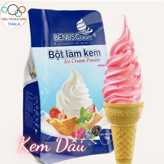 Bột làm kem tươi Cao Cấp hương vị Dâu
