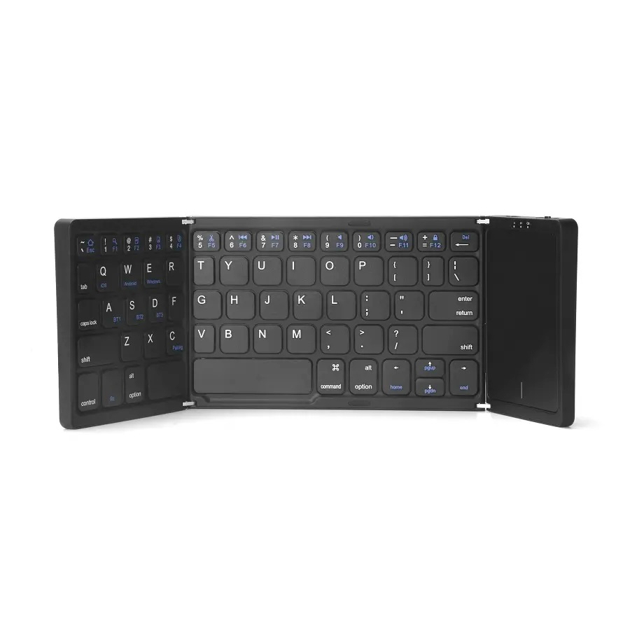 Bàn Phím Gập Không Dây Bluetooth B089T Ultra Slim  - Tương Thích Điện Thoại, Máy Tính Bảng, SmartTV, Laptop