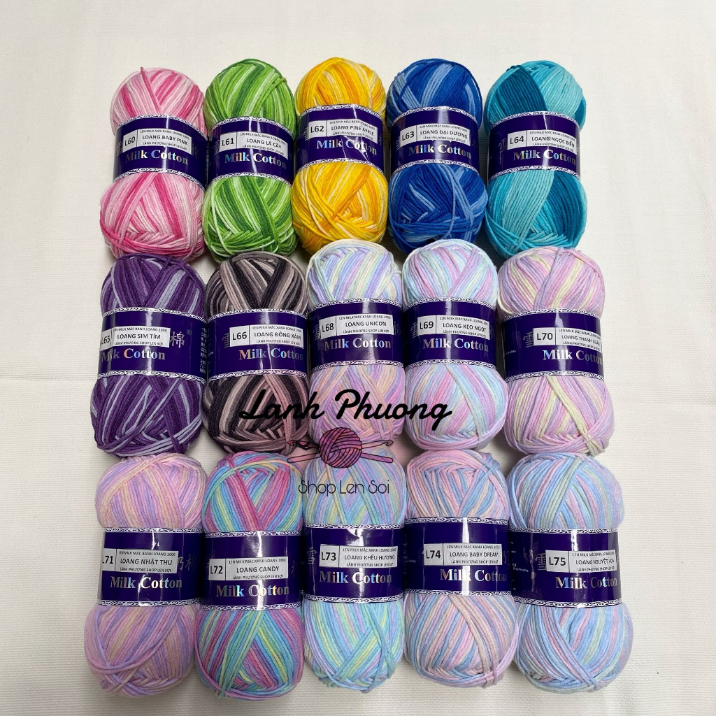 Ví len đựng tiền và thẻ trái dâu màu loang