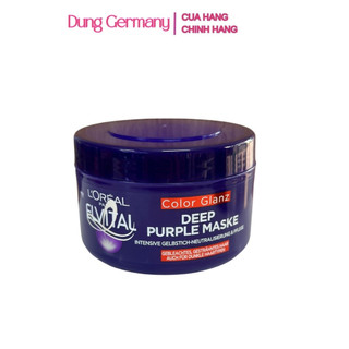 Dầu ủ tóc tím Loreal - chuyên cho tóc tẩy, tóc xám - tóc nhuộm màu sáng - Dung Germany
