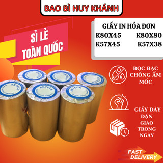 Giấy in hóa đơn, giấy in bill Khổ K80 ( Kiotviet, Xprinter, Sapo, Ipos ... )