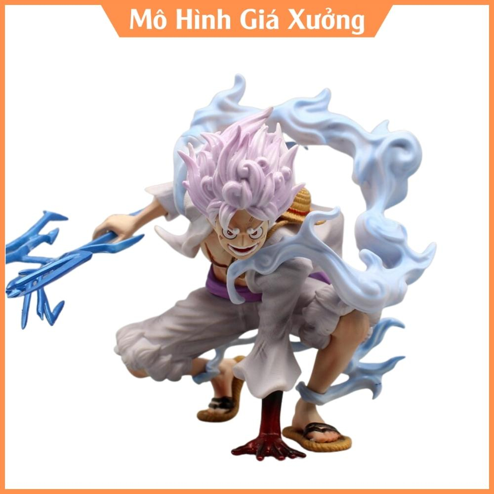 Mô Hình OnePieceLuffy gear 5 nika cầm sét - Cao 17cm - nặng 300gram , Figure OnePiece - có vỏ hộp màu