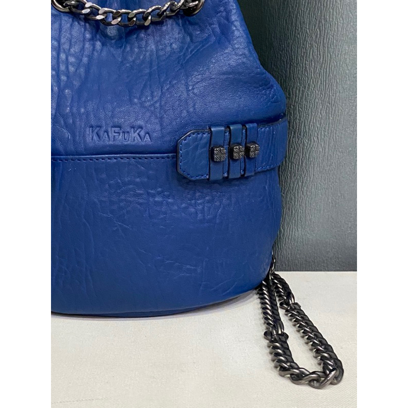 Balo dáng bucket si si hiệu KAFUKA của Nhật da vo.i