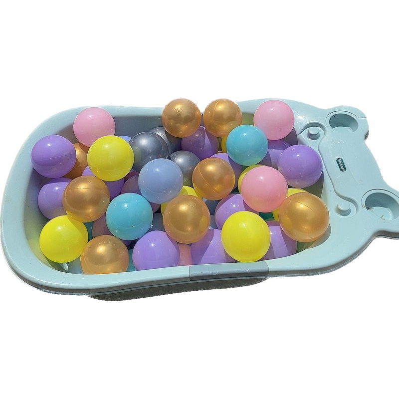 Bóng nhựa phi 10 chất nhựa dày dặn căng bóng không mùi dành cho bé