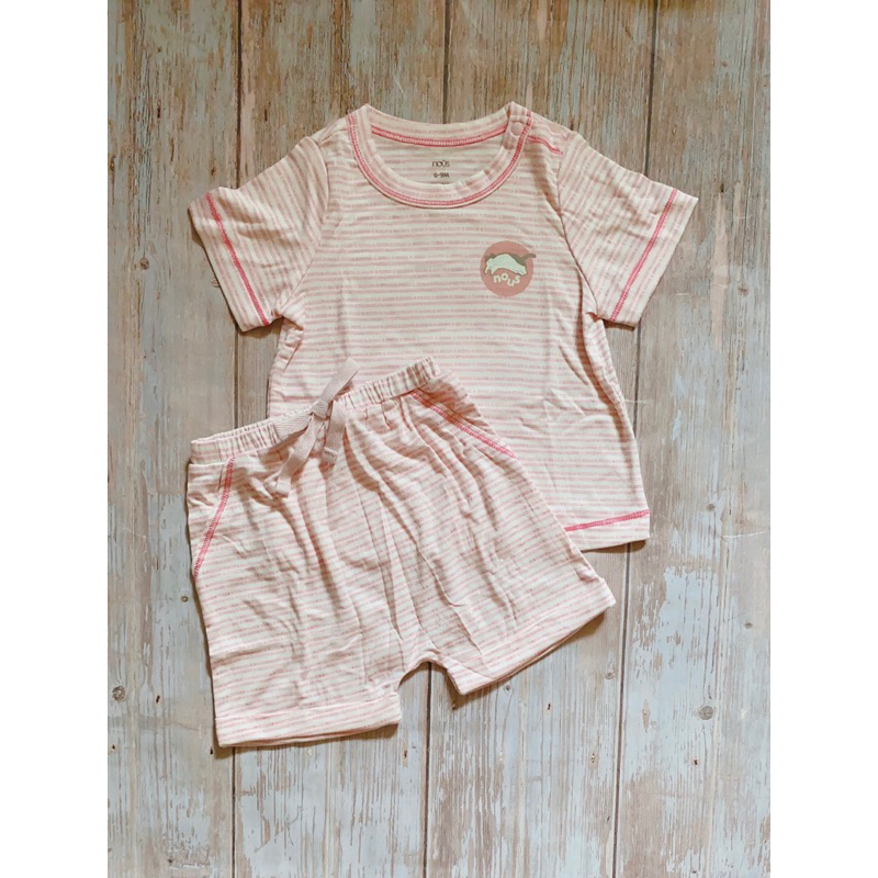 Bộ cộc cài vai size 6-24 tháng chất petit mềm mát cho bé yêu - Nu Petti