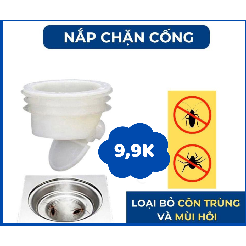NÚT VAN CHỐNG MÙI, CÔN TRÙNG CHO GA THOÁT NƯỚC NHÀ TẮM, VỆ SINH, BẾP... KHÔNG ƯNG HOÀN TIỀN LUÔN Ạ!