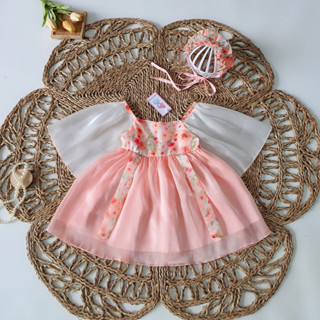 Váy công chúa Hanbok RIOKIDS cho bé gái sơ sinh mặc đi chơi, thôi nôi, đầy tháng TT32