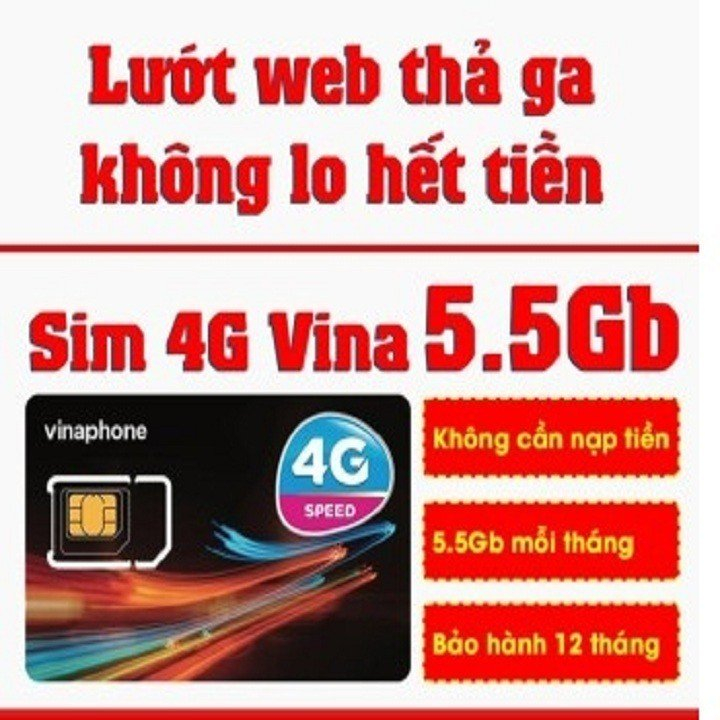 SIM 4G D219 (D500) TỐC ĐỘ CAO SỬ DỤNG MẠNG INTERNET1 NĂM 5GB X 12 THÁNG