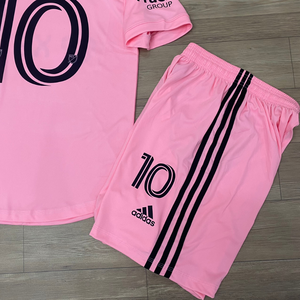 Bộ quần áo bóng đá MESSI số 10 - INTER MIAMI hồng sân nhà  2024