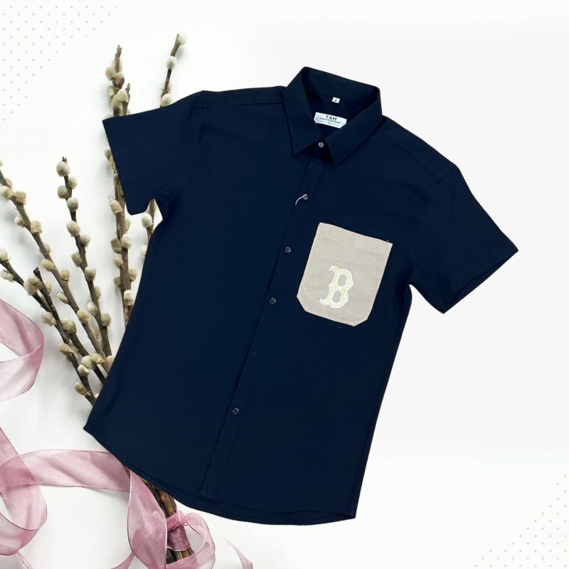 Áo Sơ Mi Nam Đũi một túi Dài Tay, Ngắn Tay TH Dáng Rộng Co Giãn Nhẹ Thấm Hút Mồ Hôi Không Xù Lông Không Bai Màu