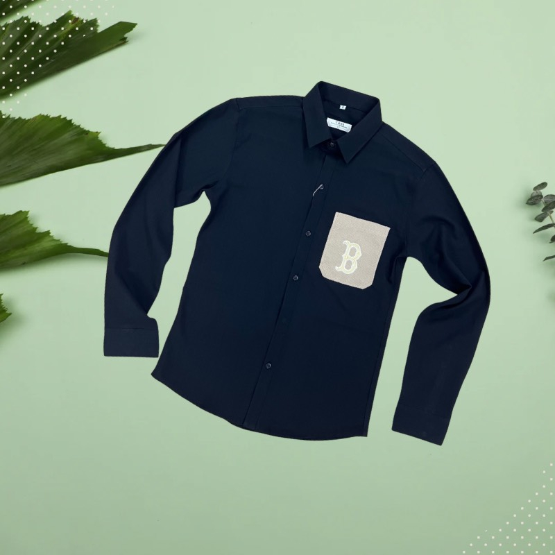 Áo Sơ Mi Nam Đũi một túi Dài Tay, Ngắn Tay TH Dáng Rộng Co Giãn Nhẹ Thấm Hút Mồ Hôi Không Xù Lông Không Bai Màu