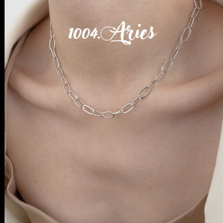 Dây chuyền kiểu xích 2 màu bạc/vàng cá tính dành cho nữ-1004.ARIES