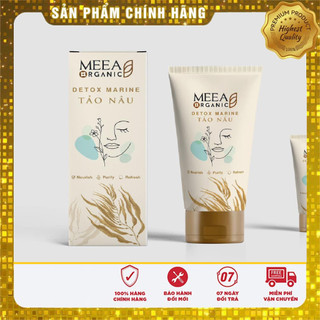 Sửa rửa mặt tảo nâu meea organic, srm tảo nâu meea, sữa rửa mặt meea tuýp 100g tặng kèm tuýp 30g srm tảo nâu