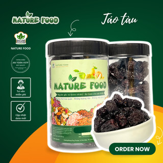 [HỘP 500GR] TÁO TÀU SẤY KHÔ DẺO NGON LOẠI ĐẶC BIỆT NATURE FOOD