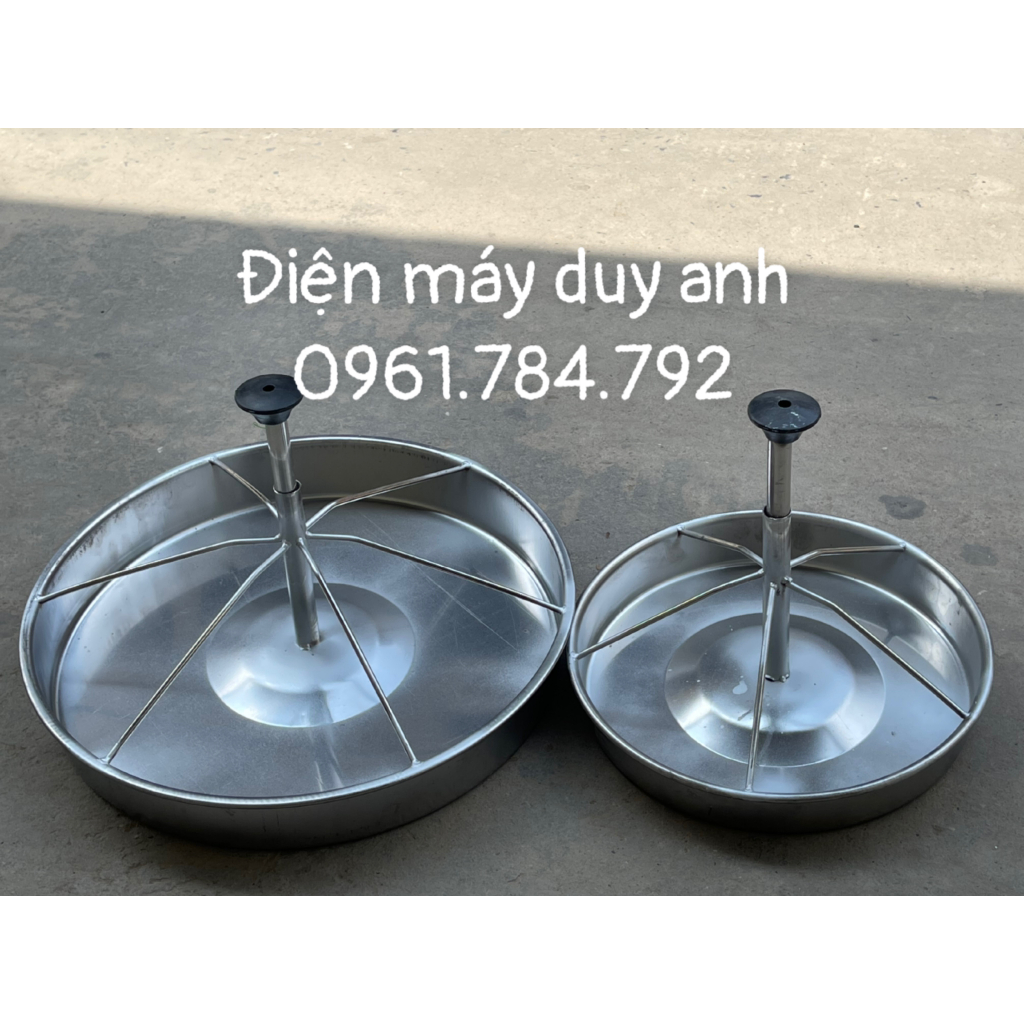 Máng tập ăn  cho heo con, máng tròn cho heo, máng ăn cho heo loại lớn 40cm