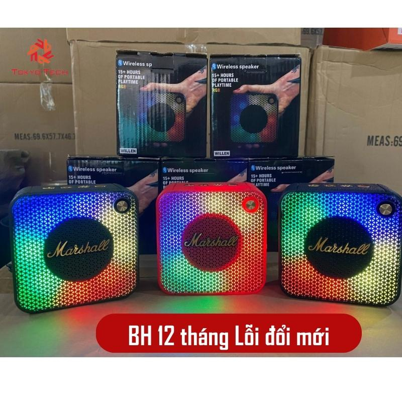 Loa bluetooth Marshall Willen phiên bản đèn Led mới 2023,loa không dây mini bass nhạc cùng âm thanh đỉnh cao siêu hay