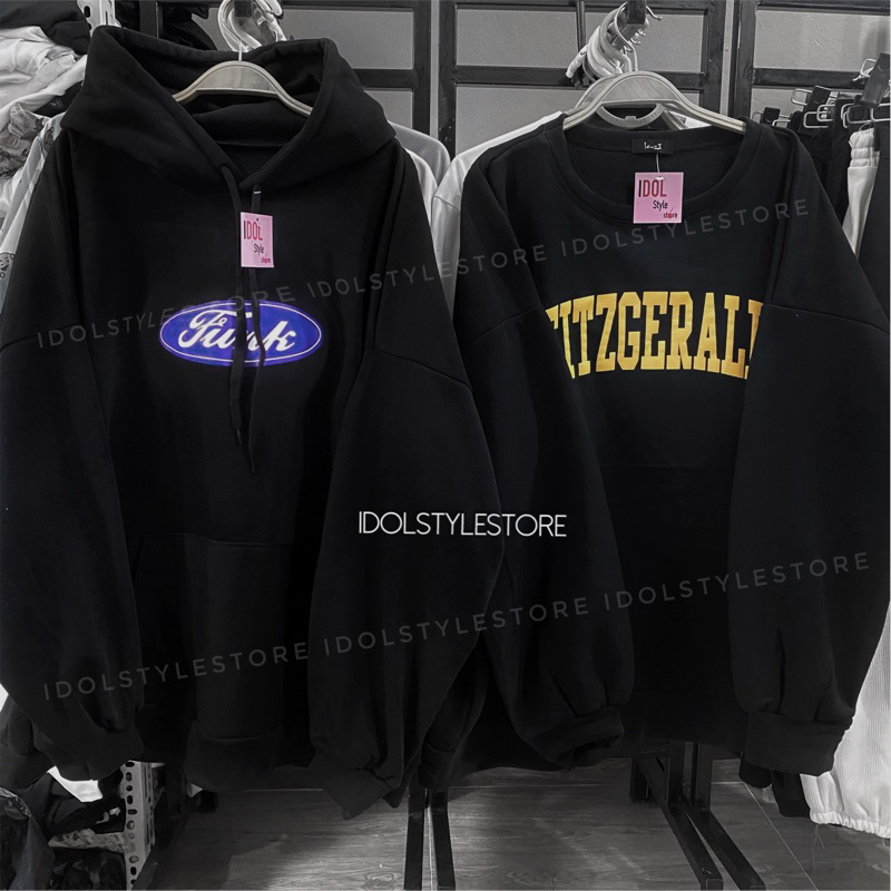 Áo nỉ mũ Funk tròn xanh Love me again V solo BTS concept