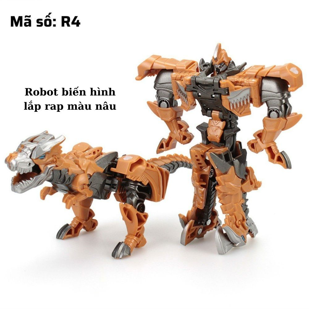Optimus Robot biến hình đồ chơi trẻ em robot đồ chơi robot mini biến hình siêu xe cảnh sát biến hình