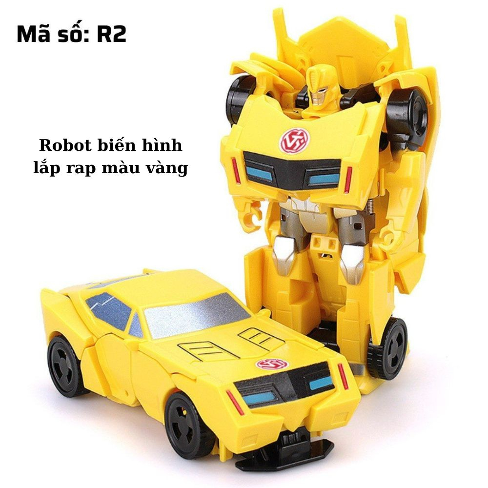 Optimus Robot biến hình đồ chơi trẻ em robot đồ chơi robot mini biến hình siêu xe cảnh sát biến hình