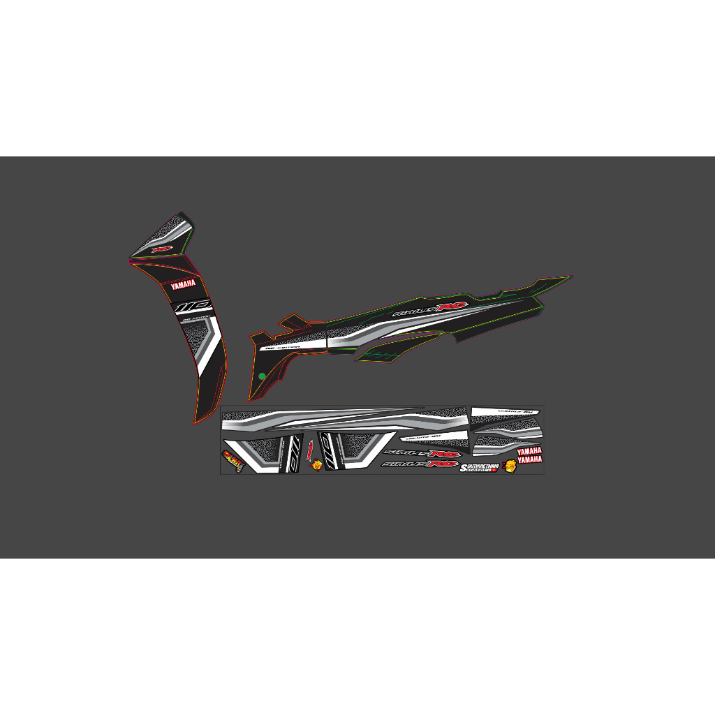 Tem zin 2022 dán xe máy sirius