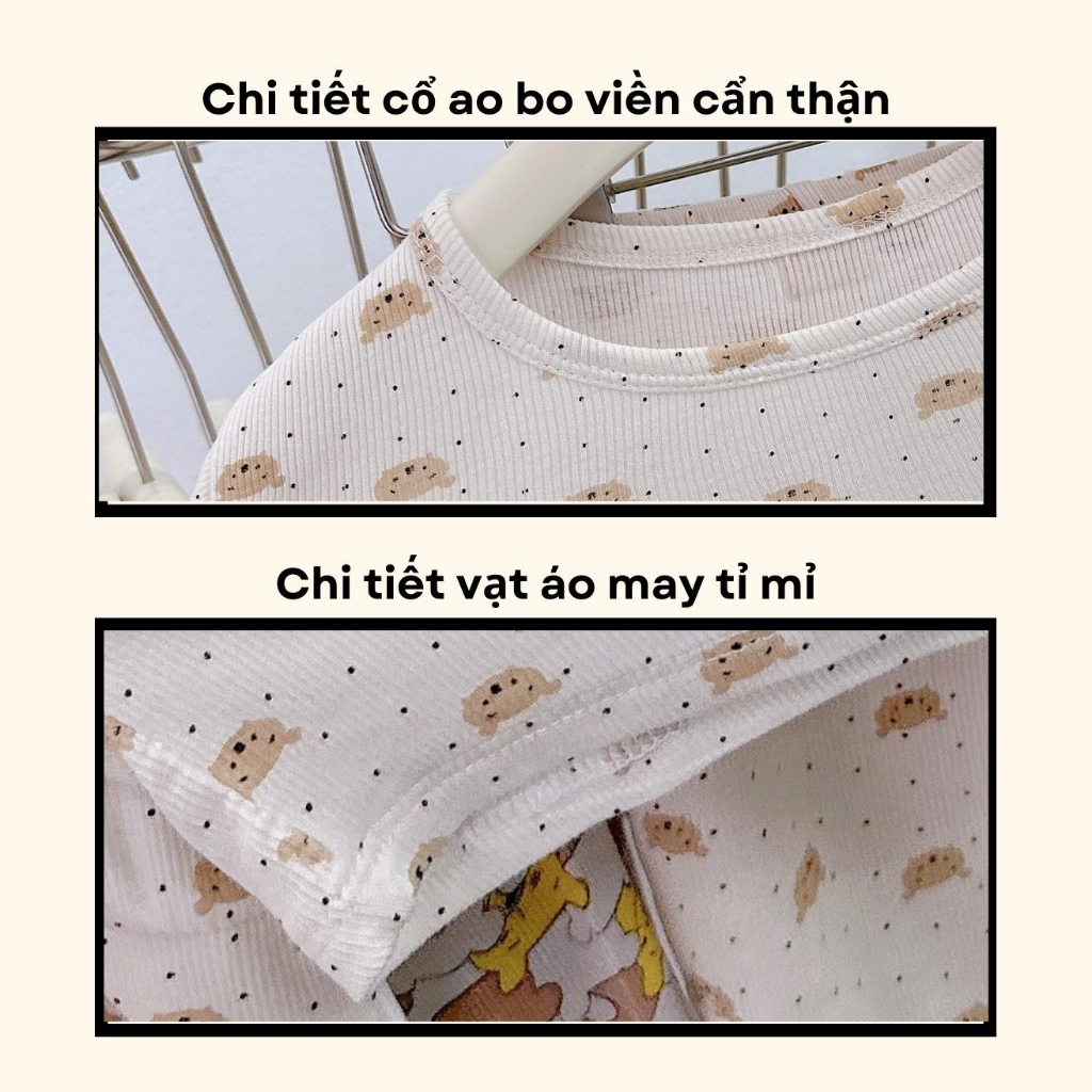 COMBO 3 BỘ COTTON TĂM BÉ TRAI UNISEX