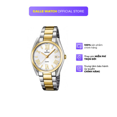 Đồng hồ nữ Festina c mặt kính Mineral, chống nước 5ATM, thiết kế sang trọng, vỏ thép chống gỉ cao cấp chính hãng.