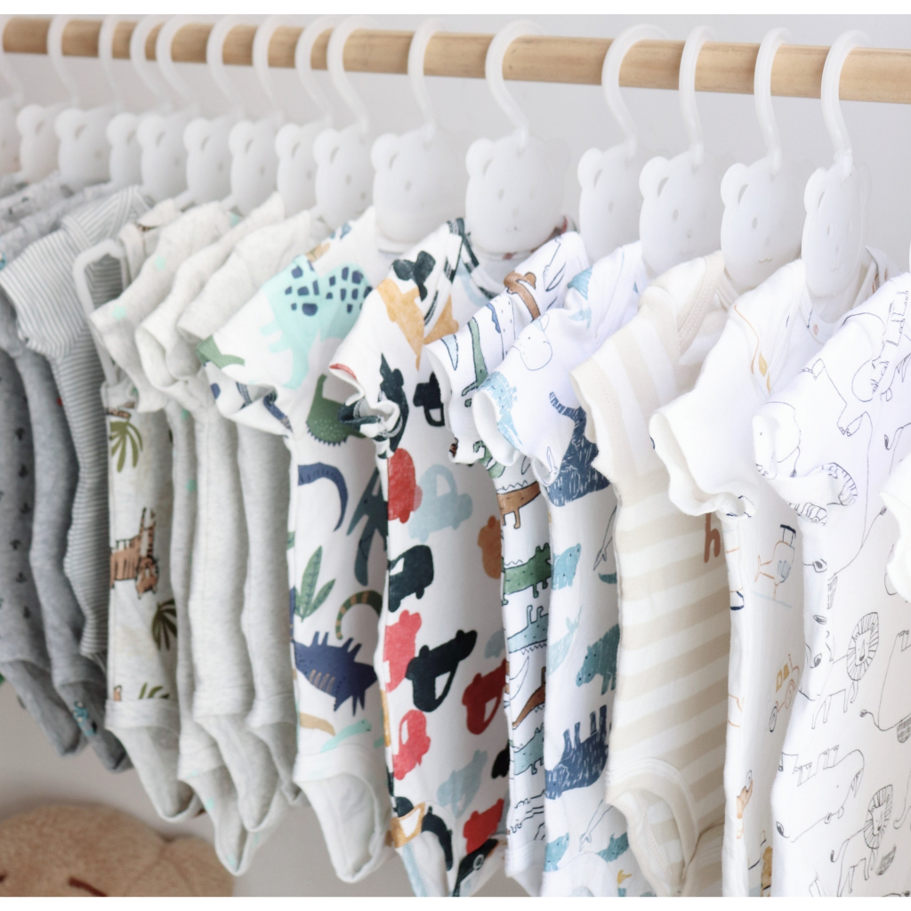 Sét 10 bộ Bodysuit cho bé trai bé gái hãng xuất dư hãng chất 100% cotton thoáng mát thấm hút mồ hôi