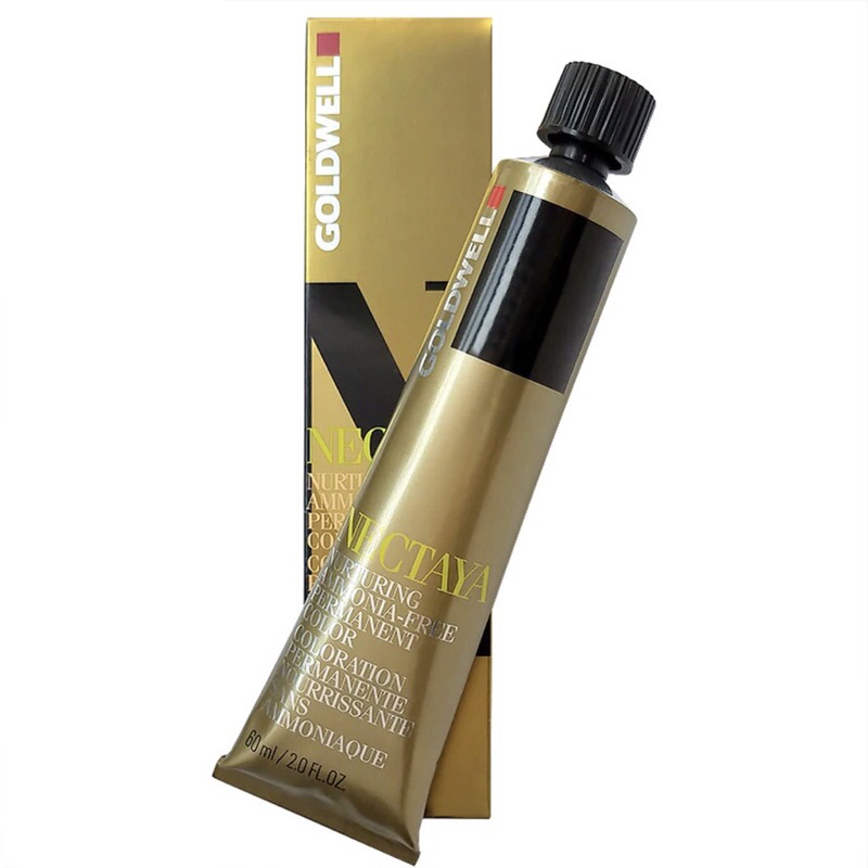 THUỐC NHUỘM TÓC GOLDWELL NECTAYA MÀU NÂU ĐEN 6NN FREE AMONIAC 60ml