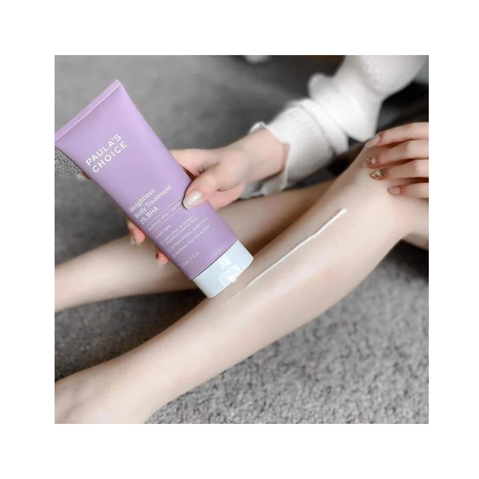 Kem Dưỡng Thể Paula's Choice Weightless Body Treatment 2% BHA Ngừa Viêm Lỗ Chân Lông 210ml