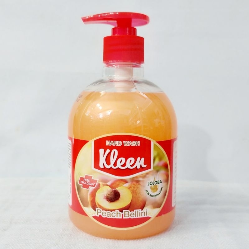 Nước rửa tay Kleen Peach Bellini hương quả đào 500ml