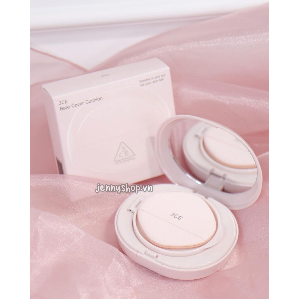 Phấn Nước 3CE Bare Cover Cushion Mẫu Mới 2023